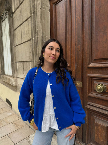 Gilet Bleu Roi Simone