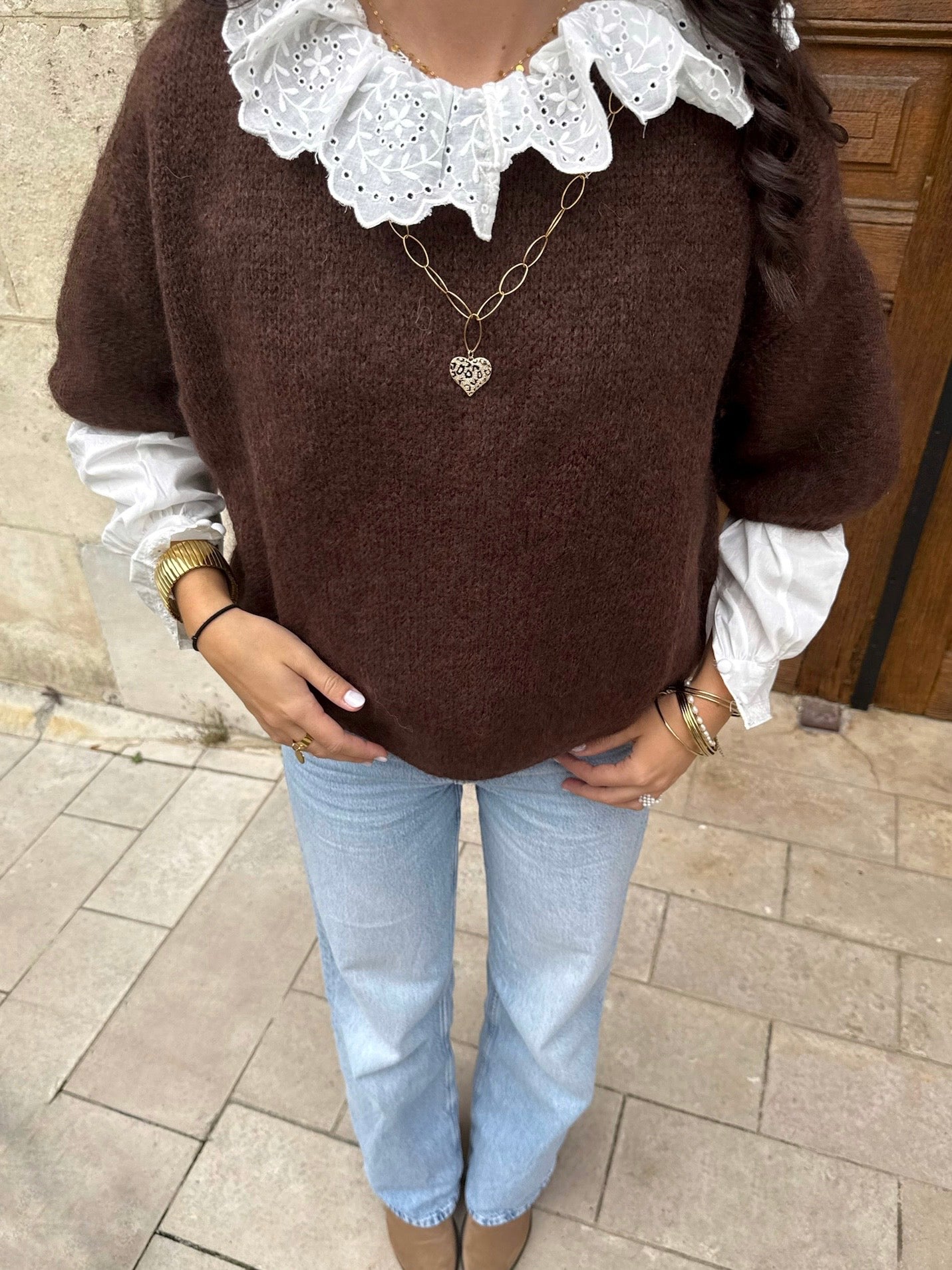 Pull Chocolat Emma