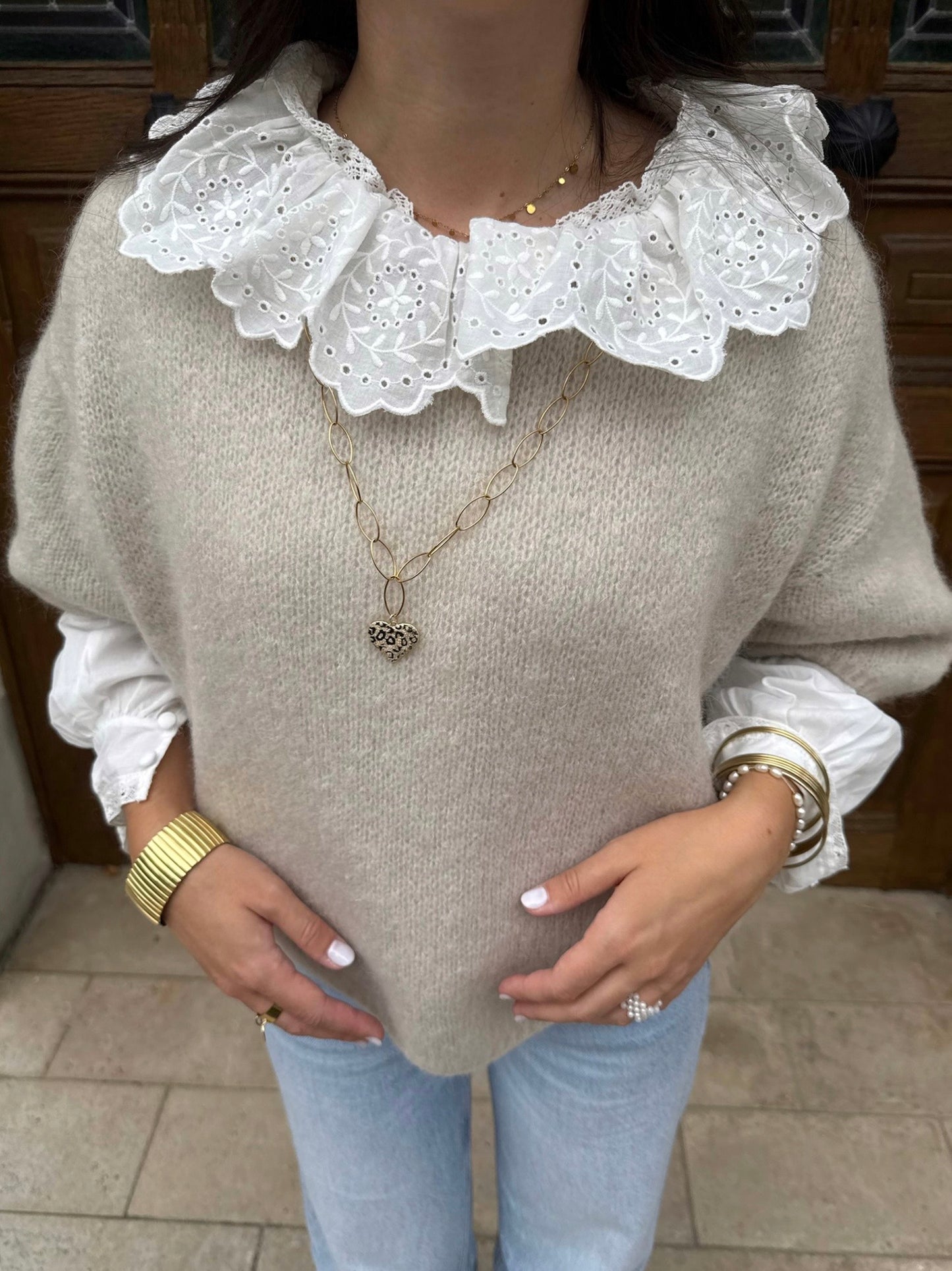 Pull Beige Emma