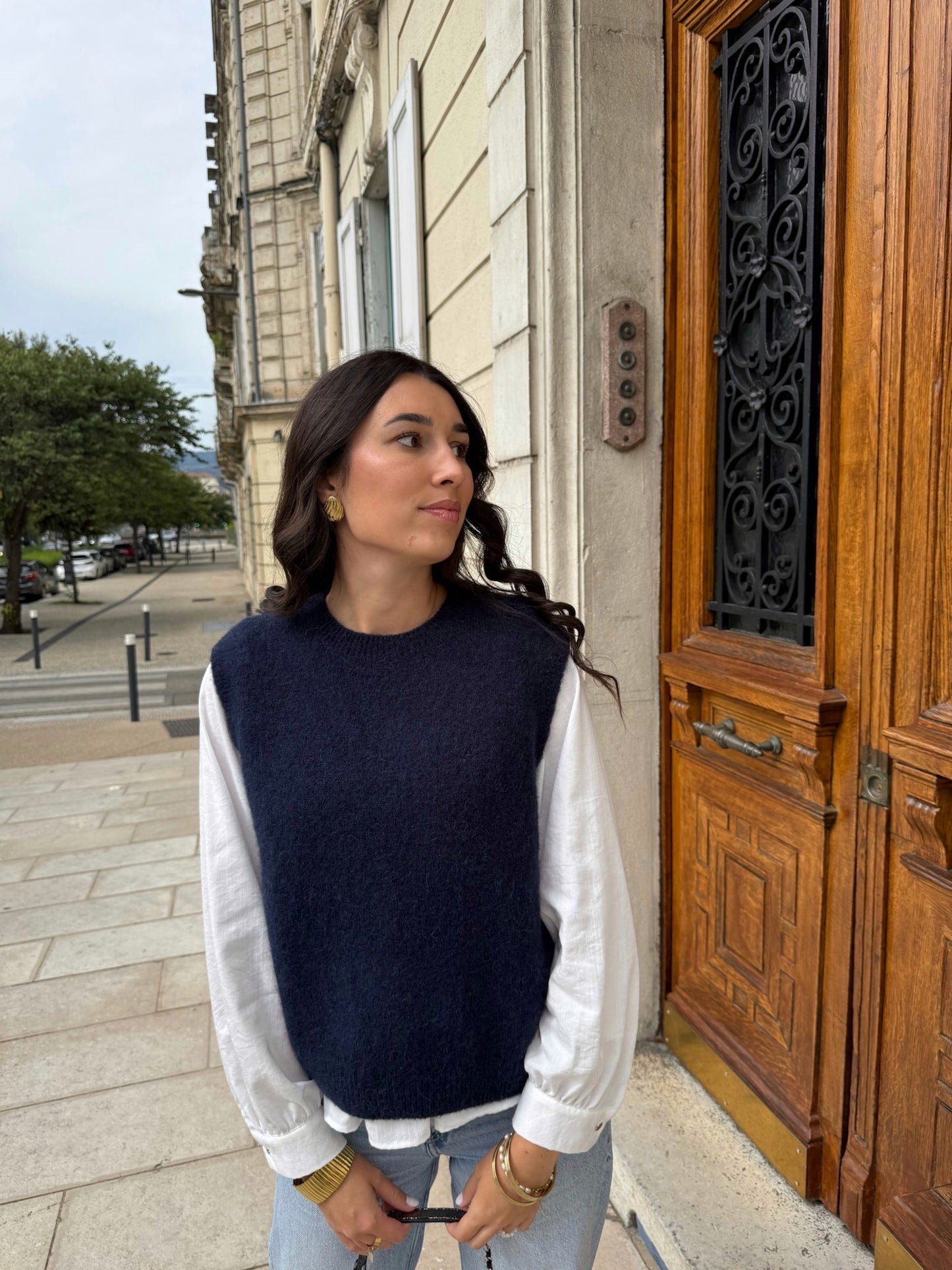 Pull Bleu Marine Florence