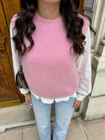 Pull Rose Pâle Florence