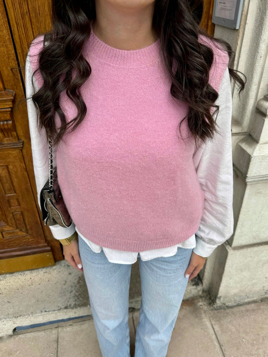 Pull Rose Pâle Florence