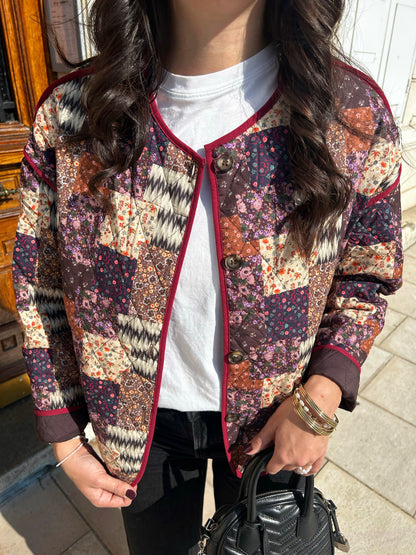 Veste Matelassée Patchwork Marion